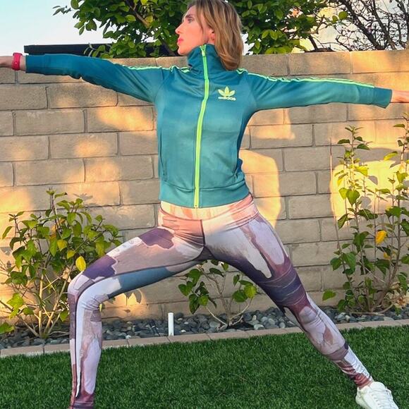 Adidas Active Jacket - Green/Light Green Stripe - Size XS - Picture 5 of 5